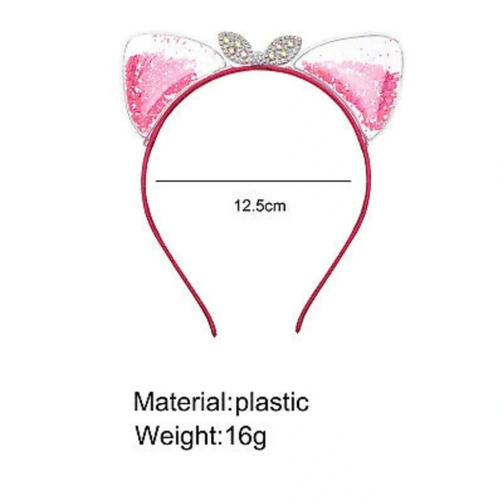 4- PCS CAT EARS HEADBANDS MULTICOLORS